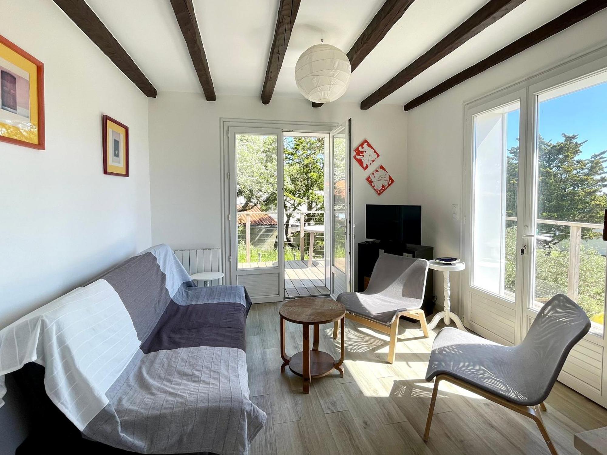 Maison Familiale Au Calme, Proche Plage, 9 Couchages, Terrasses, Wifi, Garage Velo - Bretignolles-Sur-Mer - Fr-1-231-203 מראה חיצוני תמונה