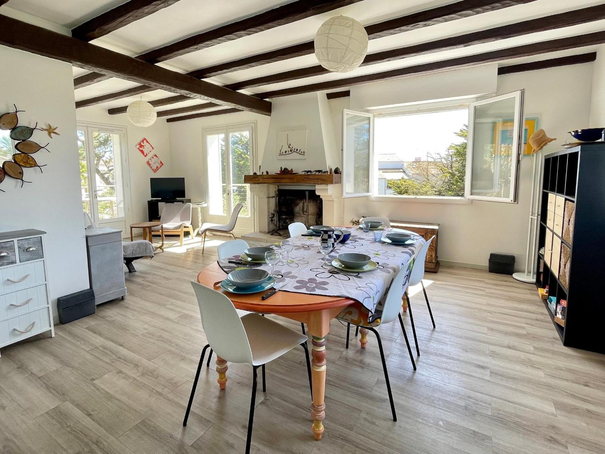 Maison Familiale Au Calme, Proche Plage, 9 Couchages, Terrasses, Wifi, Garage Velo - Bretignolles-Sur-Mer - Fr-1-231-203 מראה חיצוני תמונה