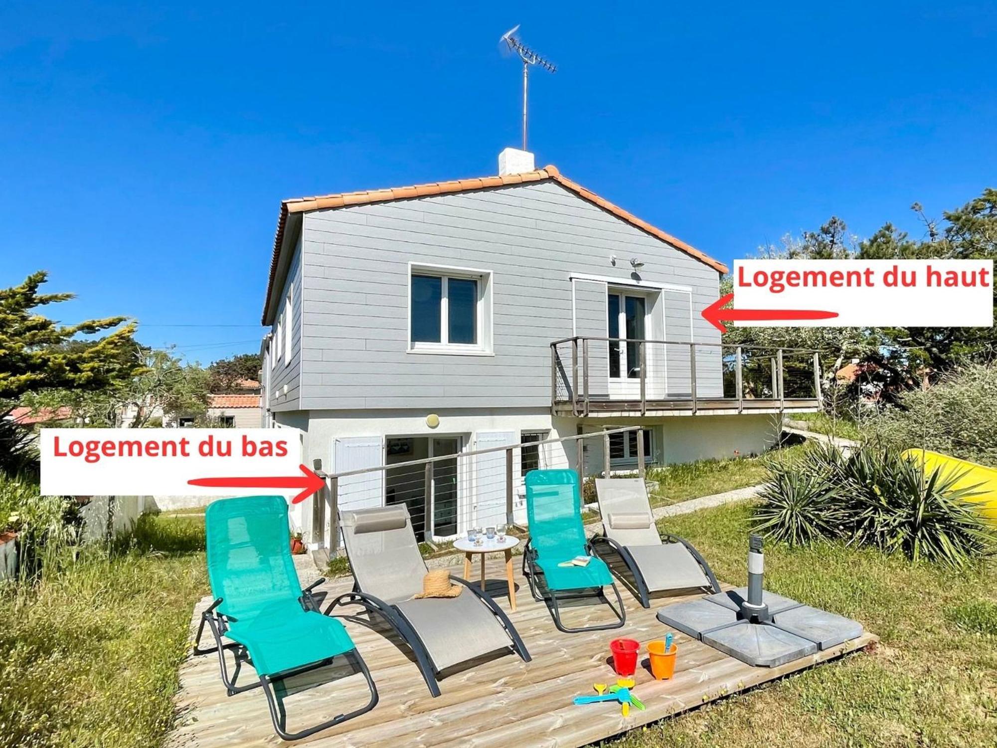 Maison Familiale Au Calme, Proche Plage, 9 Couchages, Terrasses, Wifi, Garage Velo - Bretignolles-Sur-Mer - Fr-1-231-203 מראה חיצוני תמונה